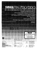 Yamaha RX-550-Owners-Manual